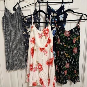 Old Navy Floral and Striped Mini Dresses Collection